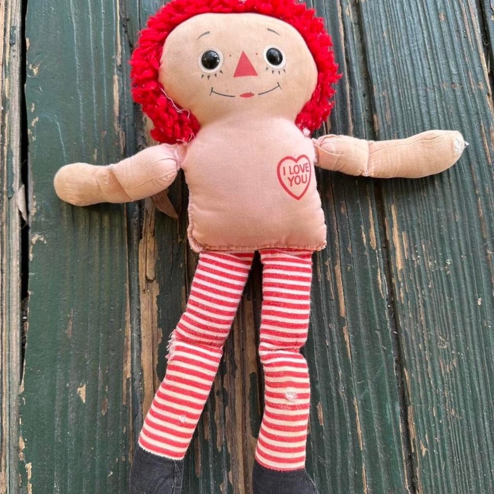 Raggedy Ann doll with red hair